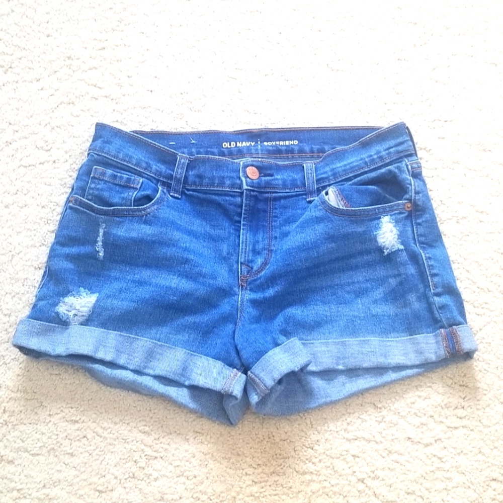 Old Navy Boyfriend Jean Shorts Size 4